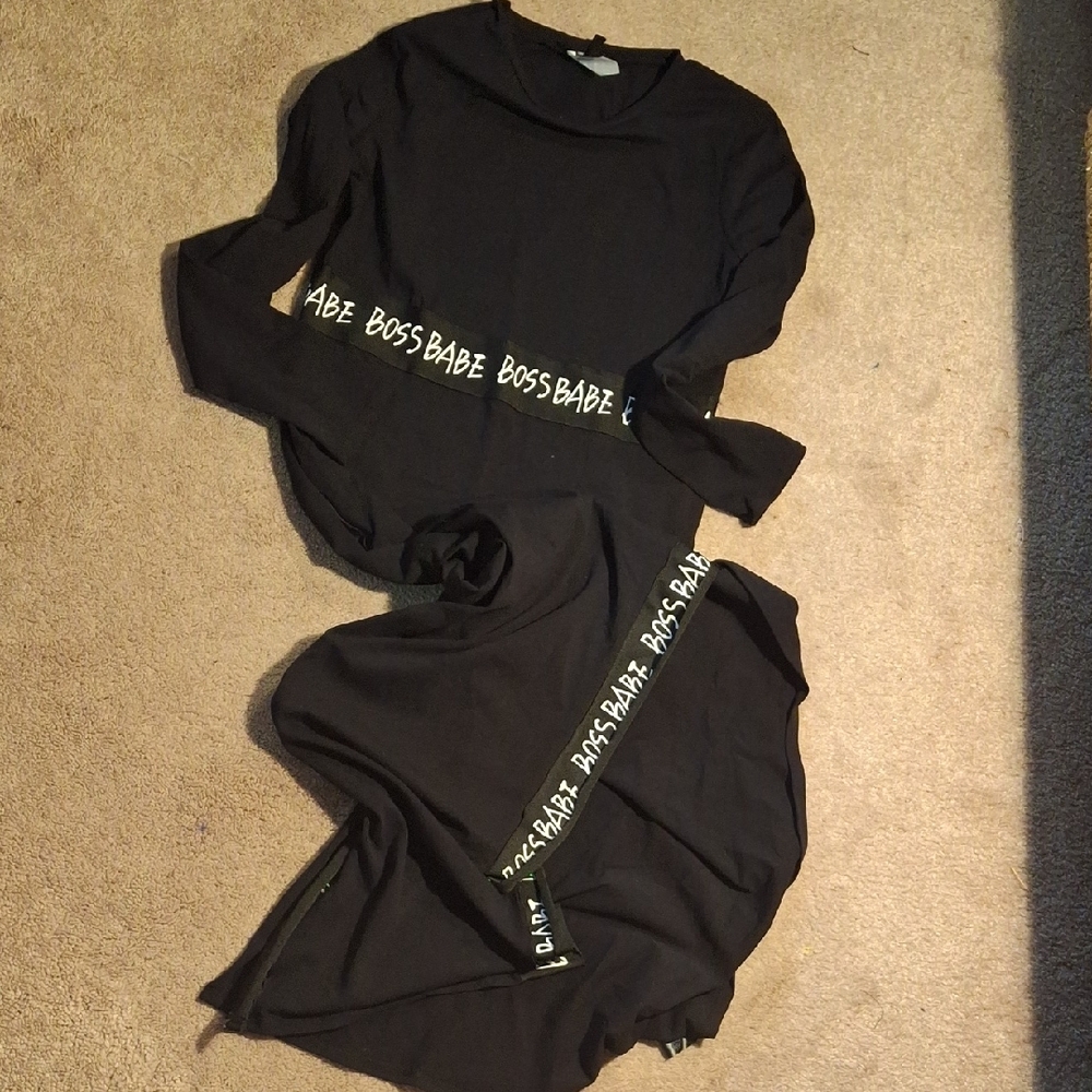 Boss Babe Black Dress